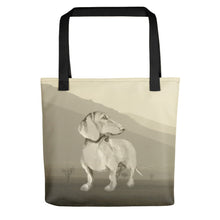 Load image into Gallery viewer, Dachshund Desert - Color Tote Bag - WeeShopyDog