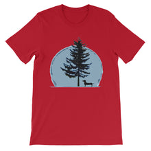 Load image into Gallery viewer, Dachshund Christmas Tree - Unisex/Men's T-shirt - WeeShopyDog