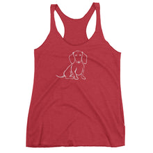 Load image into Gallery viewer, Dachshund Love - Women's Tank Top - WeeShopyDog