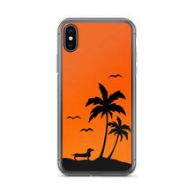 Load image into Gallery viewer, Dachshund Palm Tree - iPhone Case - WeeShopyDog