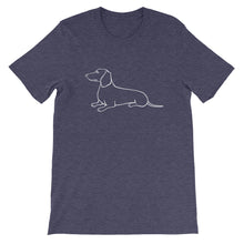 Load image into Gallery viewer, Dachshund Gentle - Unisex/Men's T-shirt - WeeShopyDog