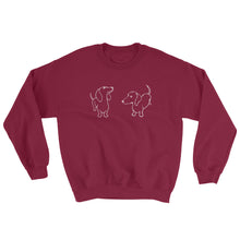 Load image into Gallery viewer, Dachshund Twins - Sweatshirt - WeeShopyDog