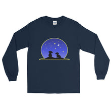 Load image into Gallery viewer, Dachshund Night Love - Long Sleeve T-Shirt - WeeShopyDog