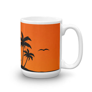 Dachshund Palm Tree - Mug - WeeShopyDog