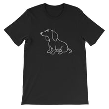 Load image into Gallery viewer, Dachshund Dreamer - Unisex/Men's T-shirt - WeeShopyDog