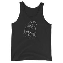 Load image into Gallery viewer, Dachshund Beauty - Unisex/Men's Tank Top - WeeShopyDog