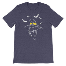 Load image into Gallery viewer, Dachshund Halloween Bats - Unisex/Men's T-shirt - WeeShopyDog