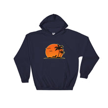 Load image into Gallery viewer, Dachshund Palm Tree - Hooded Sweatshirt - WeeShopyDog