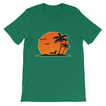 Load image into Gallery viewer, Dachshund Palm Tree - Unisex/Men's T-shirt - WeeShopyDog