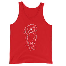 Load image into Gallery viewer, Golden Retriever Smile - Unisex/Men's Tank Top - WeeShopyDog
