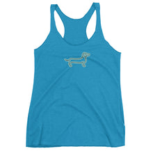 Load image into Gallery viewer, Dachshund Line - Women's Tank Top - WeeShopyDog