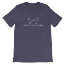 Load image into Gallery viewer, Chihuahua Grass - Unisex/Men's T-shirt - WeeShopyDog