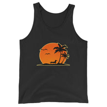 Load image into Gallery viewer, Dachshund Palm Tree - Unisex/Men's Tank Top - WeeShopyDog