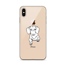 Load image into Gallery viewer, Dachshund Play - iPhone Case