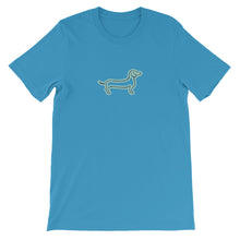 Load image into Gallery viewer, Dachshund Line - Unisex/Men's T-shirt - WeeShopyDog