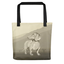 Load image into Gallery viewer, Dachshund Desert - Color Tote Bag - WeeShopyDog