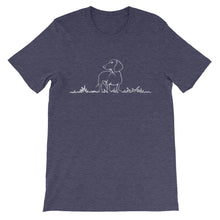 Load image into Gallery viewer, Dachshund Beauty Grass - Unisex/Men's T-shirt - WeeShopyDog