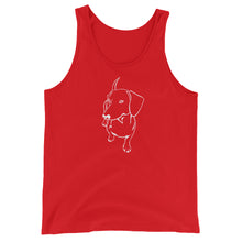 Load image into Gallery viewer, Dachshund Cute - Unisex/Men&#39;s Tank Top - WeeShopyDog
