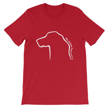 Load image into Gallery viewer, My Golden Retriever Outline - Unisex/Men's T-shirt - WeeShopyDog