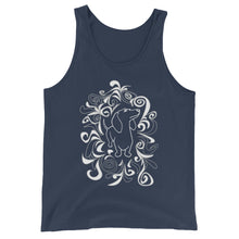 Load image into Gallery viewer, Dachshund Flower - Unisex/Men's Tank Top - WeeShopyDog