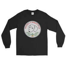 Load image into Gallery viewer, Dachshund Merry Christmas - Long Sleeve T-Shirt - WeeShopyDog