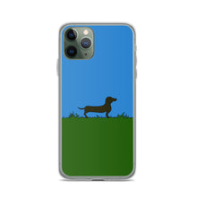 Load image into Gallery viewer, Dachshund Line Grass - iPhone Case