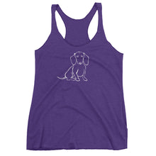 Load image into Gallery viewer, Dachshund Love - Women's Tank Top - WeeShopyDog