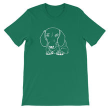 Load image into Gallery viewer, Dachshund Paws - Unisex/Men's T-shirt - WeeShopyDog