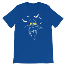 Load image into Gallery viewer, Dachshund Halloween Bats - Unisex/Men's T-shirt - WeeShopyDog