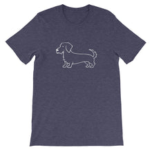 Load image into Gallery viewer, Dachshund Wire Haired - Unisex/Men's T-shirt - WeeShopyDog