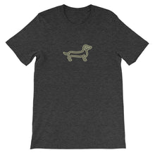 Load image into Gallery viewer, Dachshund Line - Unisex/Men's T-shirt - WeeShopyDog