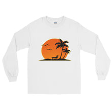 Load image into Gallery viewer, Dachshund Palm Tree - Long Sleeve T-Shirt - WeeShopyDog