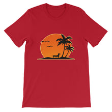 Load image into Gallery viewer, Dachshund Palm Tree - Unisex/Men's T-shirt - WeeShopyDog