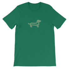 Load image into Gallery viewer, Dachshund Line - Unisex/Men's T-shirt - WeeShopyDog