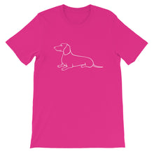 Load image into Gallery viewer, Dachshund Gentle - Unisex/Men's T-shirt - WeeShopyDog