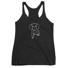 Load image into Gallery viewer, Dachshund Play - Women's Tank Top - WeeShopyDog