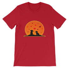 Load image into Gallery viewer, Dachshund In Love - Unisex/Men's T-shirt - WeeShopyDog