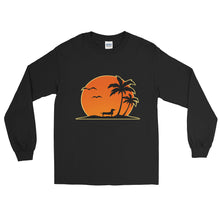 Load image into Gallery viewer, Dachshund Palm Tree - Long Sleeve T-Shirt - WeeShopyDog