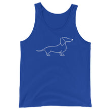 Load image into Gallery viewer, Dachshund Happy - Unisex/Men's Tank Top - WeeShopyDog