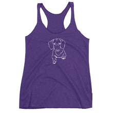 Load image into Gallery viewer, Dachshund Play - Women's Tank Top - WeeShopyDog