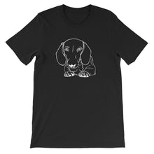 Load image into Gallery viewer, Dachshund Paws - Unisex/Men's T-shirt - WeeShopyDog