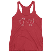 Load image into Gallery viewer, Dachshund Twins - Women's Tank Top - WeeShopyDog