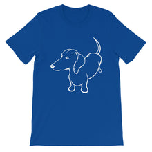 Load image into Gallery viewer, Dachshund Up - Unisex/Men's T-shirt - WeeShopyDog