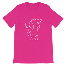 Load image into Gallery viewer, Dachshund - Unisex/Men's T-shirt - WeeShopyDog
