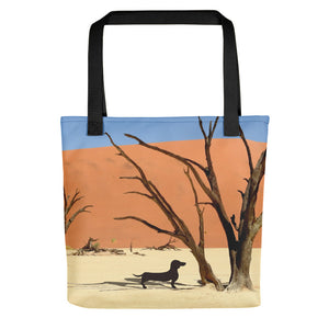 Dachshund Namibia View - Color Tote bag - WeeShopyDog