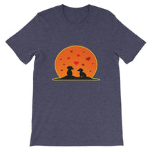 Load image into Gallery viewer, Dachshund In Love - Unisex/Men's T-shirt - WeeShopyDog