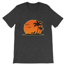 Load image into Gallery viewer, Dachshund Palm Tree - Unisex/Men's T-shirt - WeeShopyDog