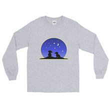 Load image into Gallery viewer, Dachshund Night Love - Long Sleeve T-Shirt - WeeShopyDog
