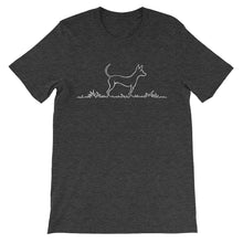 Load image into Gallery viewer, Chihuahua Grass - Unisex/Men's T-shirt - WeeShopyDog