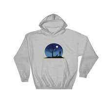 Load image into Gallery viewer, Dachshund Moon - Hooded Sweatshirt - WeeShopyDog